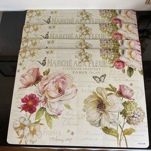 Lisa Audit “Marché aux Fleurs” placemats